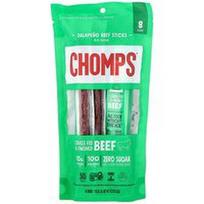 Chomps, Jautienos lazdelės su jalapeno pipirais, vidutinės, 8 lazdelės po 32 g (1,15 uncijos)