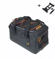 Basil Krepšys ant bagažinės BASIL MILES TARPAULIN TRUNKBAG MIK 7L, MIK sistema (paruošta naudojimui), 100% vandeniui atsparus juodai oranžinis