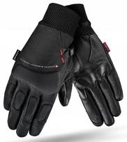 Motociklinės pirštinės moterims Shima Oslo Wind Lady Black, miesto stiliaus