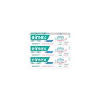 Elmex Sensitive Sensitivity + Gum Strenght Whitening Trio - dantų pasta, 75 ml