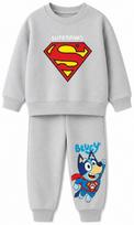 Komplektas berniukui su džemperiu ir kelnėmis „Bluey SuperPaws“, pilkas