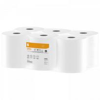 Iš centro ištraukiami rankšluosčių ritinėliai Satino HiCycle CF, 2-ply, 6 x 138 m, Satino by WEPA
