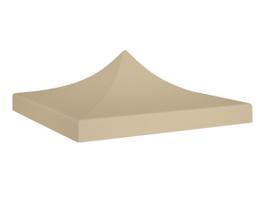 Pavėsinės stogo uždangalas 2 × 2 m – smėlio spalvos, 160 g/m²