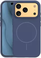 TFO Plonas silikoninis Mag dėklas, skirtas iPhone 17 Pro Max 6,9' / 18 Pro Max 6,9', tamsiai mėlynas