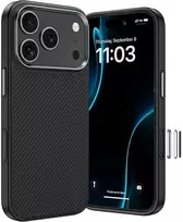 Benks Dėklas Magnetic Armor Pro Kevlar Metal Frame 600D (C.K.FL.AP.BK.BA72) iPhone 18 Pro/17 Pro (Camera Control Button)