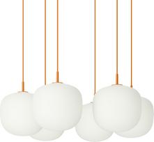 Muuto Pakabinamas šviestuvas Rime 6 lempučių 25 cm, oranžinis