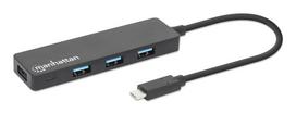Manhattan Usb-C Dock/Hub, Ports (4):  Usb-A (X4), 5Gbps (Usb 3.2