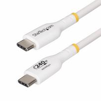 StarTech.com 2M White Usb-C Charging  Cable, Usb-If Certified Usb C