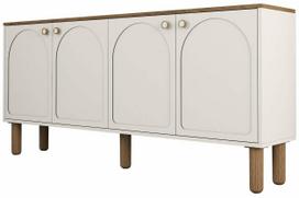 Konsolinis staliukas Kalune Design Bohem 849, kreminė sp., 35 cm x 180 cm x 84 cm