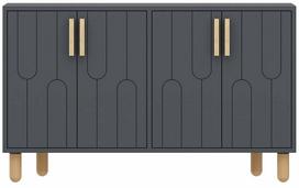 Konsolinis staliukas Kalune Design Vincent, antracito sp., 29.6 cm x 120 cm x 73.6 cm