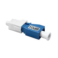 Qoltec Fiber optic attenuator LC/UPC(F) - LC/UPC(M) | Singlemode | 10dB