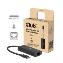 Adapteris USB Club 3D Club3D USB-C > RJ45 10Gbps St/Bu mažmeninei prekybai (CAC-2531)