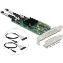 Valdiklis Delock Delock 8 prievadų SATA PCI Express x8 plokštė su jungiamuoju kabeliu