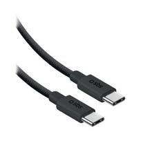 SBS USB-C į USB-C nailoninis laidas 2m 240W Black