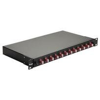Equip Equip LWL-sujungimo dėžutė 12-Port LC-Duplex OM4 1U pilnas Black