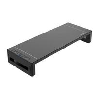 Equip pakeliamas monitoriaus stovas juodas 4xUSB-A/USB-C/+ 25Kg