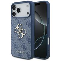 GUESS dėklas, skirtas IPHONE 18 Pro Max/17 Pro Max (4G Big Logo) (spalva: mėlyna)