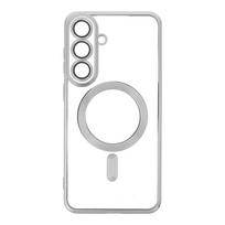 Dėklas, skirtas Samsung S26 FE Electro Mag Cover suderinamas su „MagSafe“ (spalva: sidabrinė)