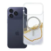 Dėklas, skirtas iPhone 18 Pro Max / 17 Pro Max Golden suderinamas su „MagSafe“ (spalva: balta)
