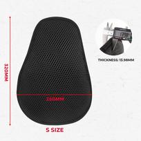 KEMiMOTO motociklo sėdynės pagalvėlė 3D amortizacinė sėdynės dangtis Šilumos izoliacija, skirta R1200 GS MT09, skirta Cruiser Touring S size black