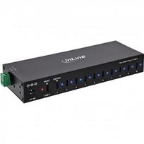 Delock InLine® USB 3.2 Gen.1 Hub przemysłowy, USB-C, 10-Port, z zasilaczem | 4043718352135 | 4043718352135