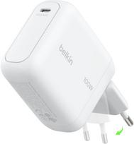 charger Belkin BOOSTCHARGE 100W USB-C GAN ze składaną białą wtyczką (WCH025KQWH) | WCH025KQWH | 745883958788