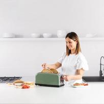 Taurus Vintage Olive-Coloured Toaster, 1500 W | 960713000 | 8414234607133
