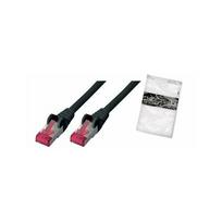 Shiverpeaks Patchcord Cat.6A, S/FTP, LSZH, Black, 1m (BS75711-AS) | 4017538050557 | 4017538050557