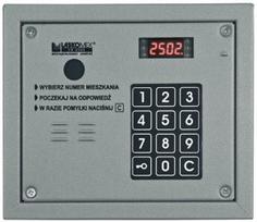 Laskomex Panel audio z czytnikiem kluczy RFID srebrny CP-2503R (20173) | 20173 | 5905331038768