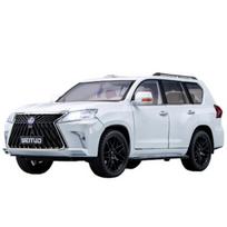 1/18 LX570 visureigio žaislai Lydinio automobilio modelis Metalinis liejamas milžiniška visureigė transporto priemonė Simuliacinis garsas Šviesa Pomėgiai Kolekcionuojamas vaikiškas žaislas Dovana