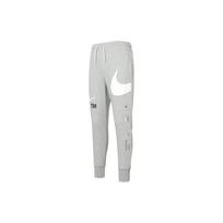 Nike Swoosh raišteliu medvilninės sportinės kelnės DD6092-063 XL šviesiai pilka spalva
