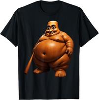 Tung Tung Tung sahur Fat Meme T-Shirt L brown