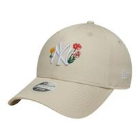 New Era 9FORTY Floral New York Yankees Cotton Cap Women's Beige 60771735 smėlis