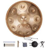VEVOR Handpan būgnas 55,9 cm 12 natų D minoro rankinis būgnas su plaktuku 55 x 55 x 25 cm