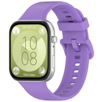 Silikoninė apyrankė su derančiu sagtuku „Huawei Fit3“ laikrodžiui yellow