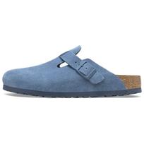 Birkenstock Closed Toe Slippers Unisex Light Blue Narrow 1026804 40 gray