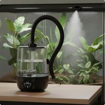 Reptile Humidifier Long Hose Timer Function Terrarium Black juoda