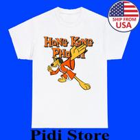 Hong Kong Phooey Kung Fu Dog Cartoon T-shirt S orange