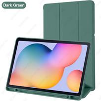 Case for Samsung Galaxy Tab S6 Lite 10.4 Inch, with Pencil Holder, Trifold Stand Protective Cover, Auto Sleep/Wake