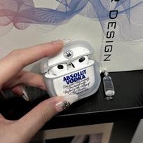 For AirPods 4 Pro 3 2 1 Pro2 Pro3 Earphone Case 3D Vodka Creative Silicone Cartoon Headphone Box With Pendant Cover For Airpods Pro 3