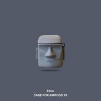 Protection case For airpods 1 2 pro Soft Creative Shockproof For apple air pods For airpods pro gray