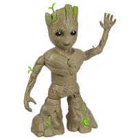Marvel I Am Groot Groove & Glow Groot, 13.5-inch (34.3cm) Interactive Action Figure with Music & Sound, Superhero Toy, Ages 4+, F8027, Authentic gray