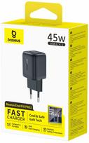 Telefono įkroviklis Baseus EnerFill FN22, USB Type C, juoda sp., 45 W
