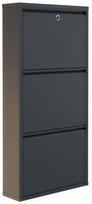 Batų spintelė Kalune Design Locking, antracito sp., 15 cm x 50 cm x 103 cm