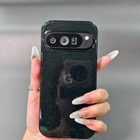 PC+TPU Glitter Transparent INS Color Clear Case For Google Pixel 10A 9 Pro XL 8 Pro Shockproof Bumper Protect Slim Cover Google Pixel 10 pink