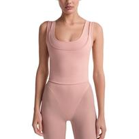 NikeSKIMS Matte Women's Double-Strap Scoop Tank Top TPTNK10540W-HIM XS beige