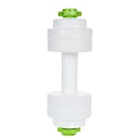 830ML Water-filled Dumbbells Multifuntion Fitness Water Bottle Dumbbell Water Cup  Gym rožinė