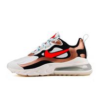 Nike Womens Air Max 270 React 'Red Bronze' (women's sizes) Sail / Black-Metallic Red Bronze-Pure Platinum Running Shoes CT3428 100 38.0 white