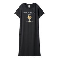 gelato pique COOL Rayon Dessert Logo One-Piece PWCO262313 Ladies black