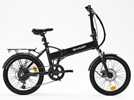 Elektrinis sulankstomas dviratis Sharp Sharp Klapp/Falt E-Bike 250W variklis / programėlė / Black | BK-FD03-EB | 5905683273664